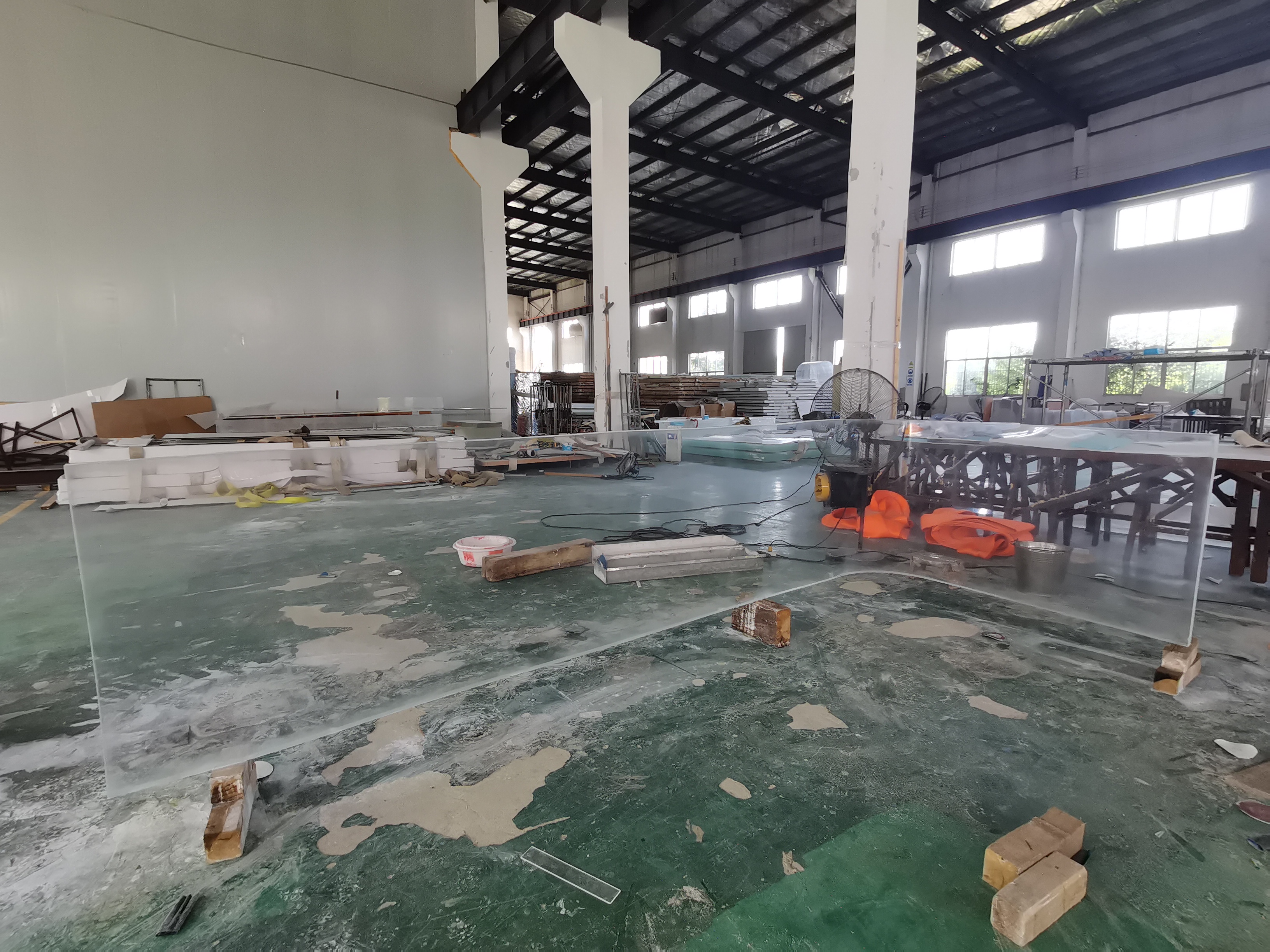 Malinaw na acrylic pool wall tagagawa at installer Bumili ng Infinity pool wall - Leyu