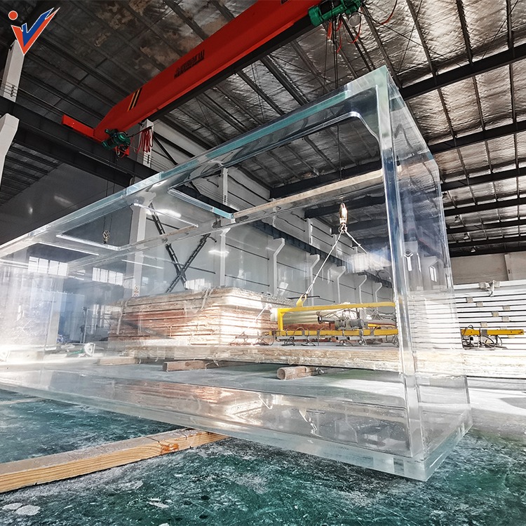He Kamupene Kamupene Kamupene Hangaia Aquarium me nga Customs i hangaia te Tank -leyu i nga Rauemi Rauemi Rauemi