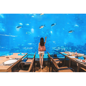 Kial Ocean Restaurant uzas akrilaj paneloj - Leyu Acrylic Sheet Products Factory