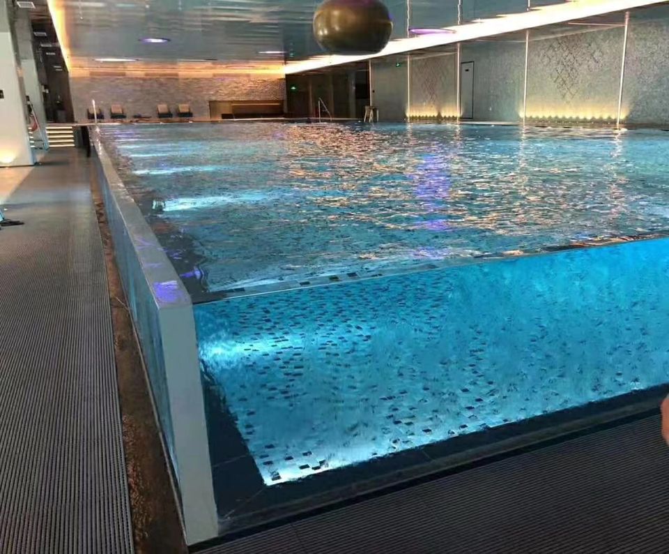 L - shaped pools - choosing the shape of your future pool Follow Leyu Aquarium Acrylic Factory - Leyu