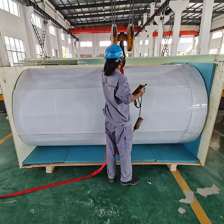 ធុងត្រីស៊ីឡាំងអាគ្រីលីកផ្ទាល់ខ្លួនដែលរុំដោយបន្ទះពហុស្រទាប់-leyu