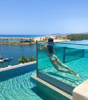 Malinaw na acrylic pool wall tagagawa at installer Bumili ng Infinity pool wall - Leyu