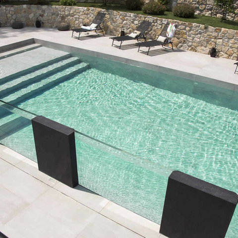 ¿Haykataq qullqipaq huk acrílico allpamanta hawa piscinata churanapaq?- Leyu .