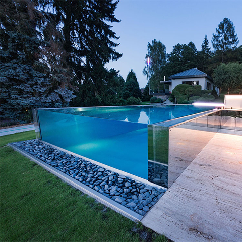 Come installare un pannello acrilico su una piscina acrilica - Leyu