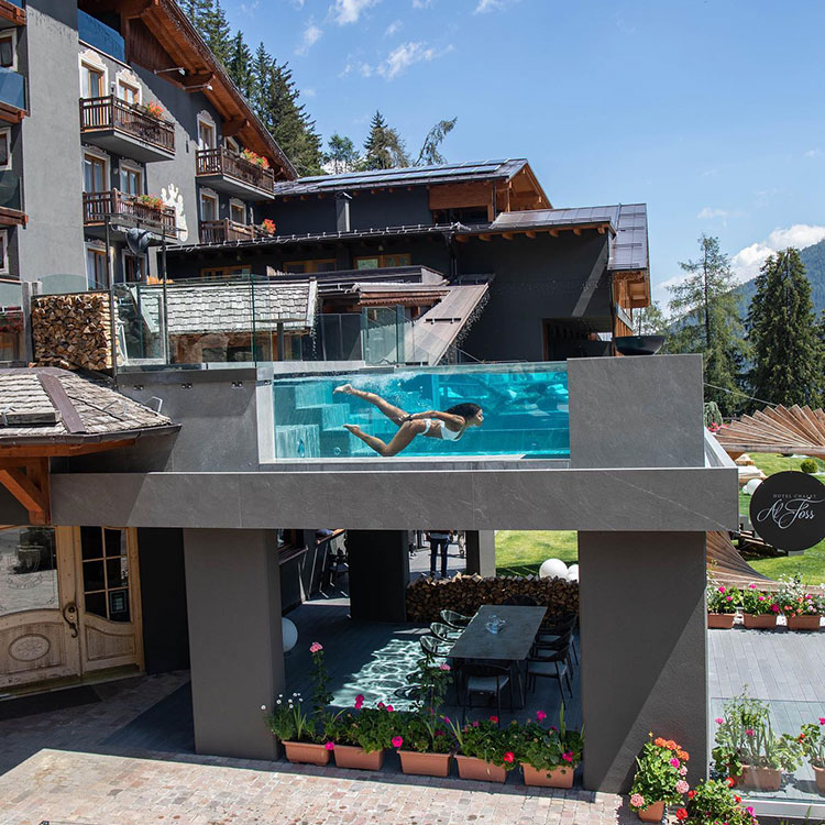 แผ่นอะคริลิกสำหรับสระว่ายน้ำ - แผ่นอะคริลิกดูสระว่ายน้ำ