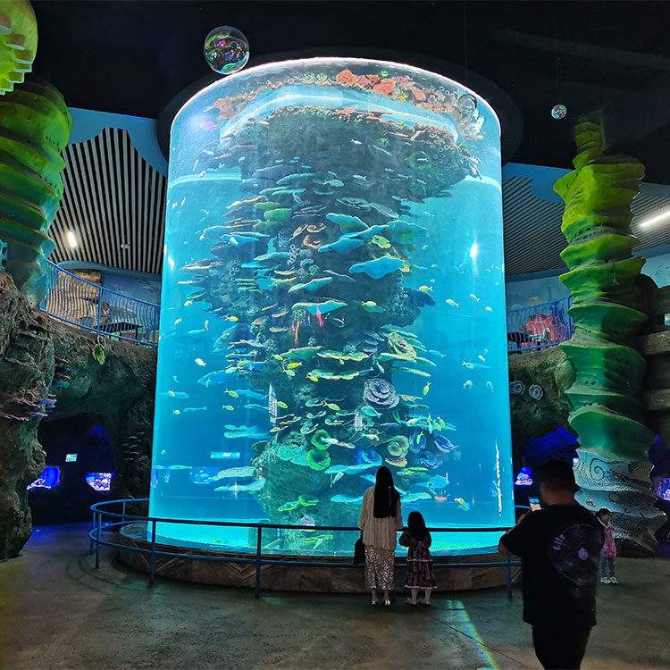 Pe acuario acrílico iporãvéva ko yvy ape ári Leyu Acrílico Fábrica ha'e peteĩ acuario apoha - Leyu .