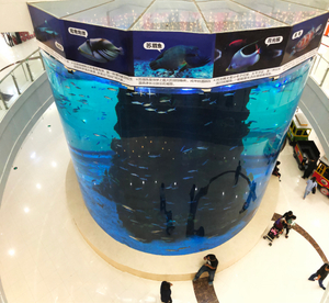 Custom Acrylic Aquarium ta kamfanin Leyu acrylic aquarium factory 