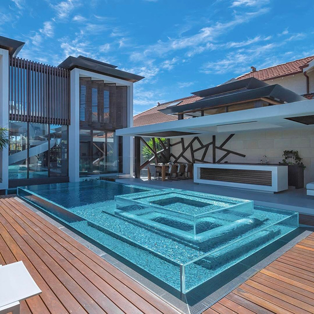  Imiklamo ye-Acrylic Swimming Pool evela ku-Leyu Acrylic Factory
