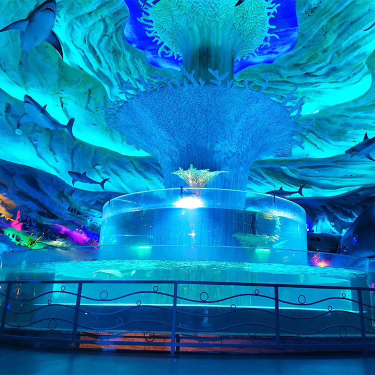 Pe acuario acrílico iporãvéva ko yvy ape ári Leyu Acrílico Fábrica ha'e peteĩ acuario apoha - Leyu .